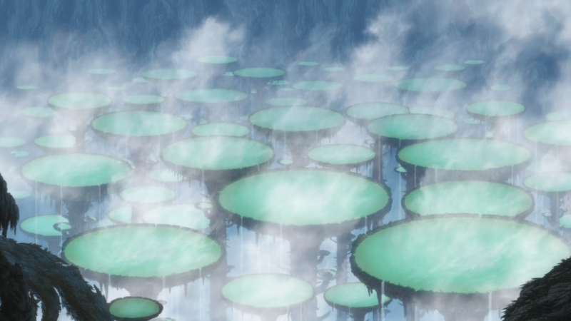 I love the unbridled imagination and striking design of some of the deeper areas of the Abyss - here is the fourth layer “The Goblets of Giants”.